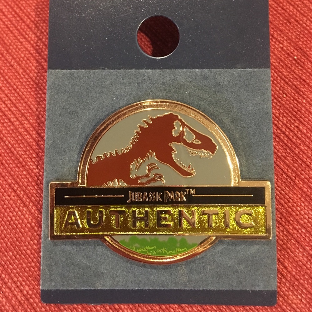 Jurassic Park Authentic Enamel Pin 🦖